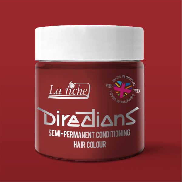 Directions Vermillion Red